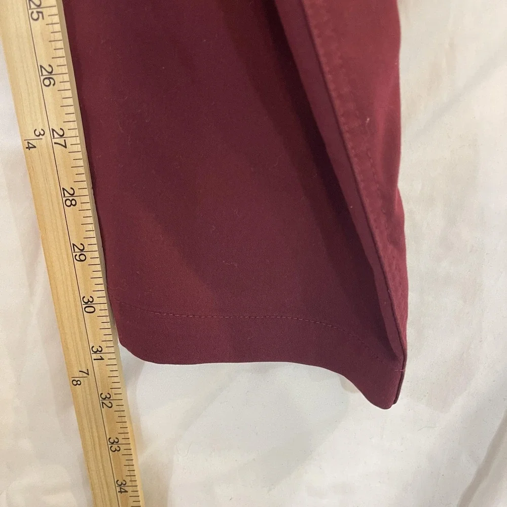 FIGS Scrub Pants Mens Large Burgundy Technical Collection‎ Drawstring FM4500
